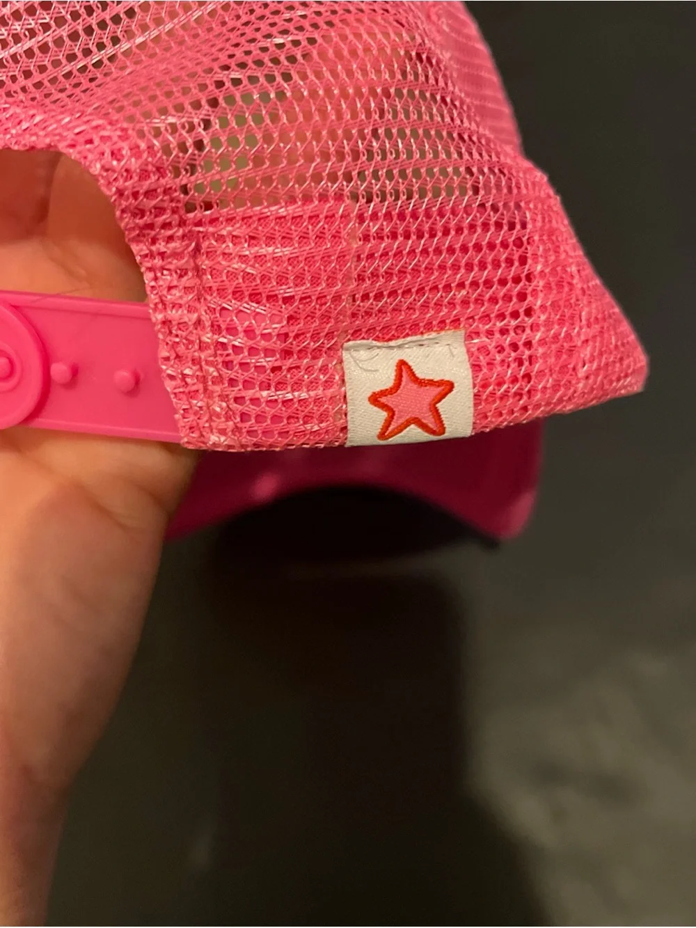 Iscrean  Hot Pink 'HOWDY' Mesh Trucker Hat adjustable hat